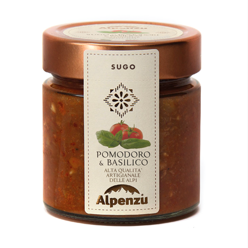 SAUCE TOMATE ET BASILIC 200 G.