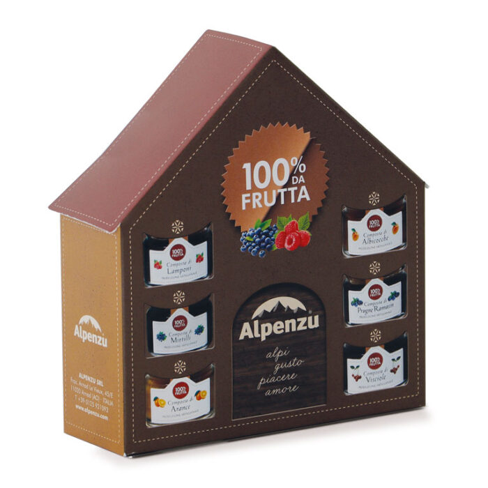 CASETTA CON 6 COMPOSTE 100% DA FRUTTA - immagine 1