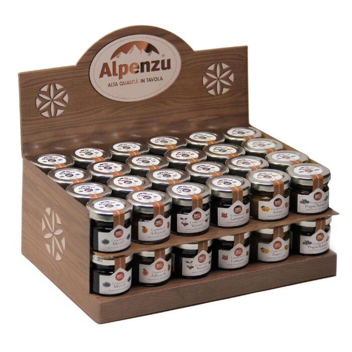 ESPOSITORE COMPOSTE 100% DA FRUTTA 48 PEZZI 28 G. - immagine 1