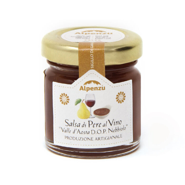 SALSA DI PERE AL VINO VALLE D'AOSTA D.O.P NEBBIOLO - immagine 2