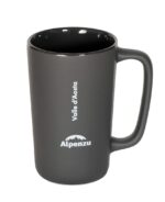 TAZZA IN CERAMICA OPACA CON LOGO ALPENZU