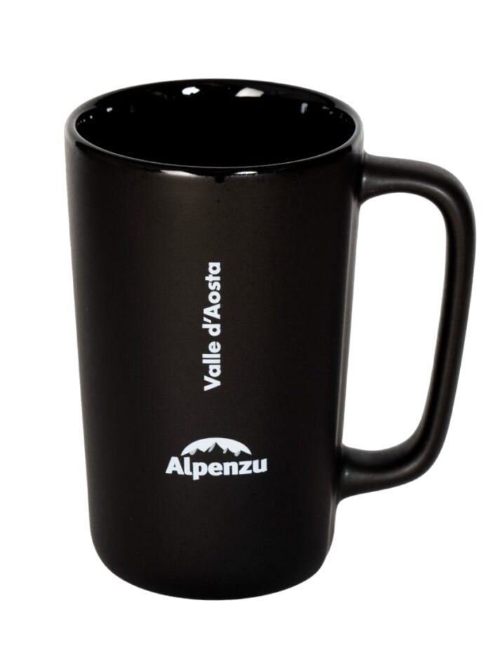 TAZZA IN CERAMICA OPACA CON LOGO ALPENZU - immagine 2