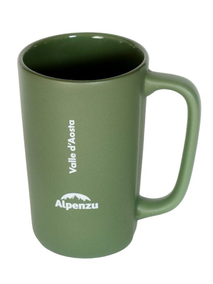 TAZZA IN CERAMICA OPACA CON LOGO ALPENZU - immagine 3